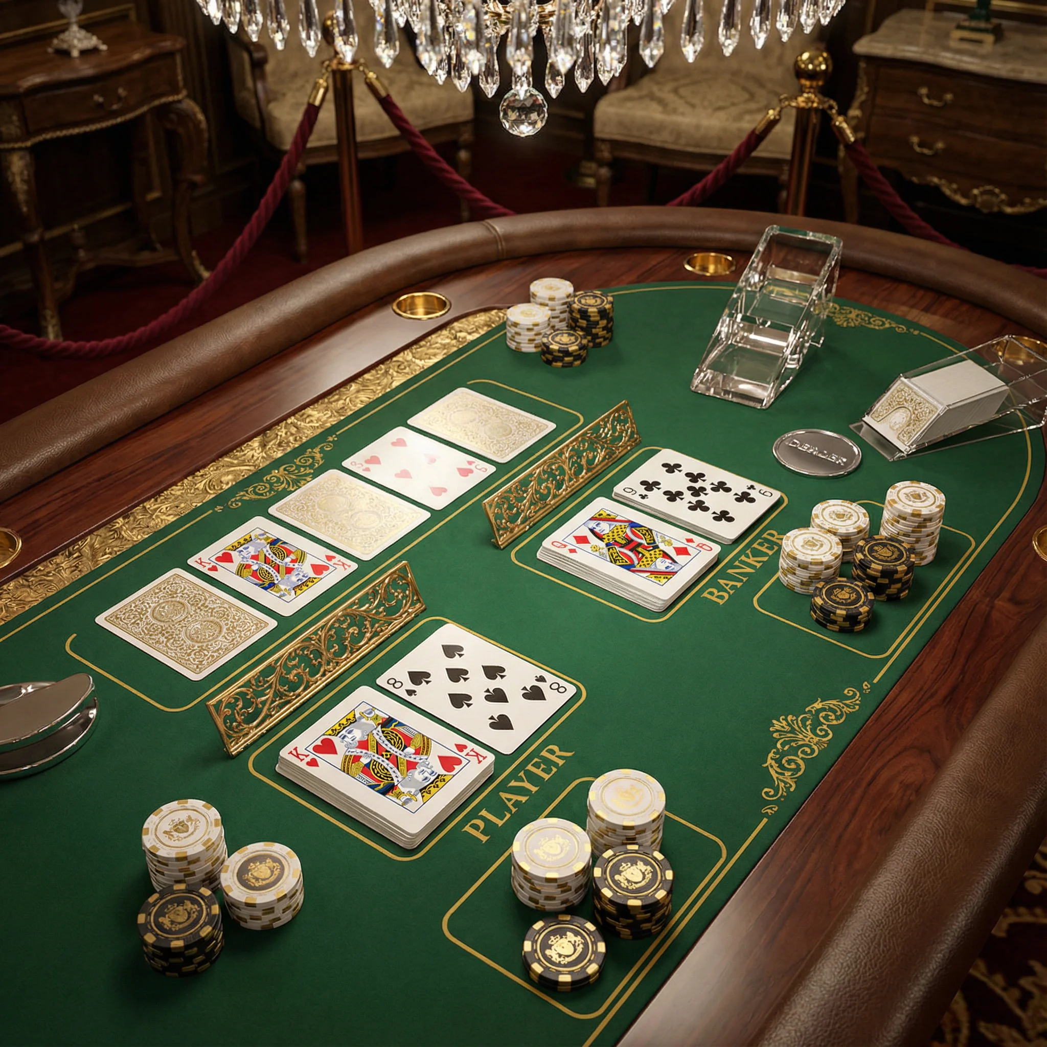 Bacará - Jogo de cartas elegante